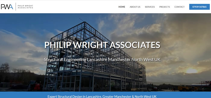 web design for Structural Engineers Lancashire