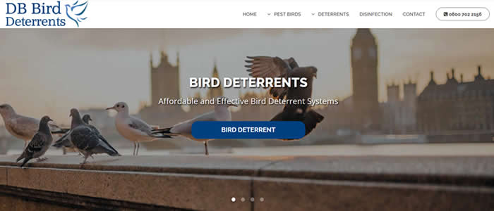 new website for bird control in kent