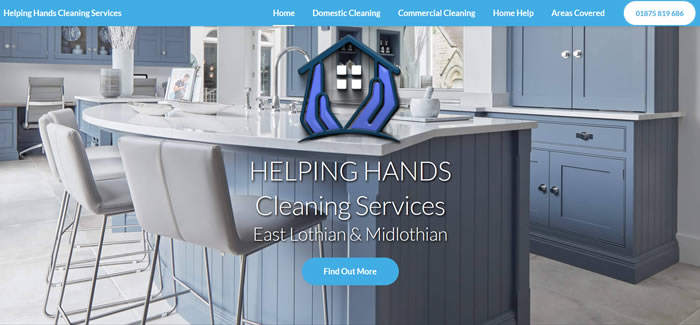 web design for Cleaning Services East Lothian