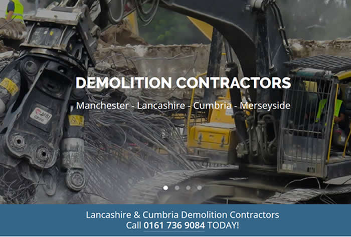 demolition company web design